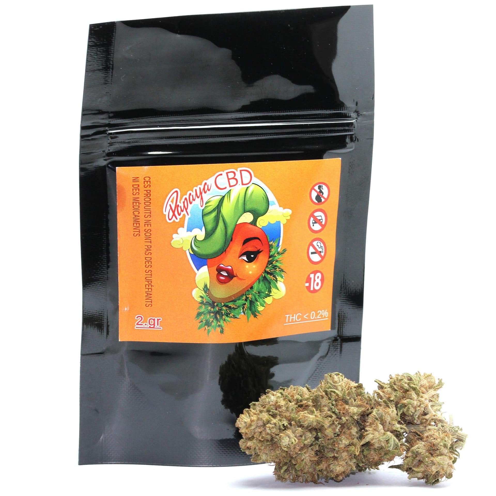Fleur CBD Buraliste Papaya 2g