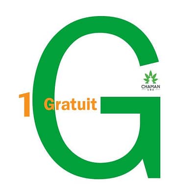 A Gramme de fleur de chanvre gratuit Chaman CBD