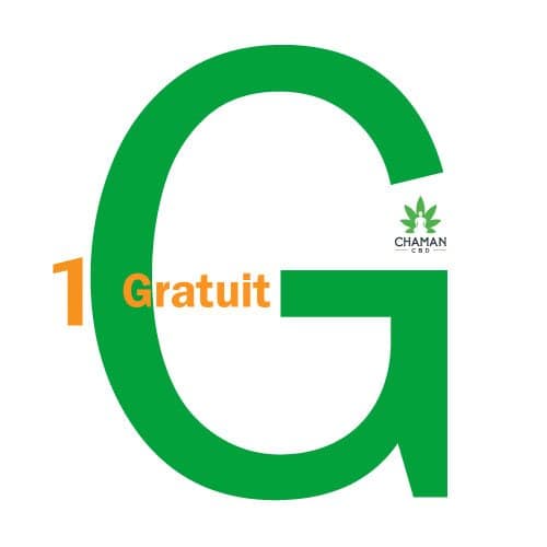 A Gramme de fleur de chanvre gratuit Chaman CBD